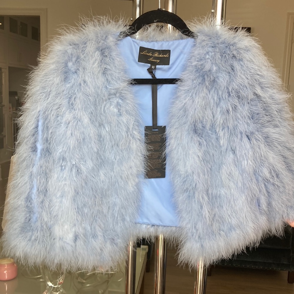Blue Feather Boloro